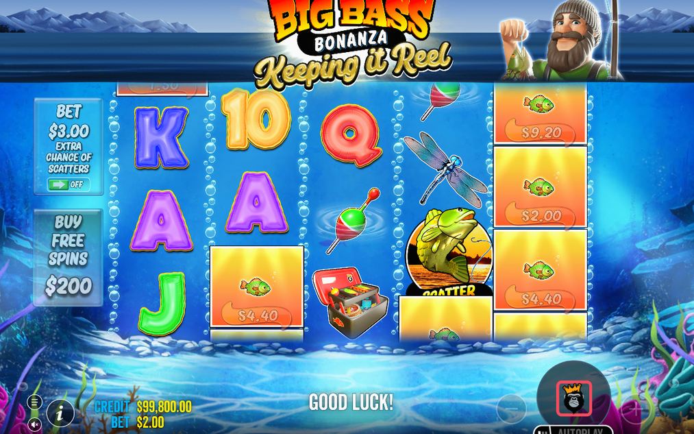 Free spins med FISH MONEY och Landing Net